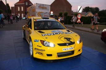 thumb Chris Atkinson out early of the Ypres Rally