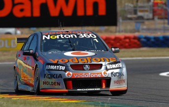 thumb Jamie Whincup at Darwin today