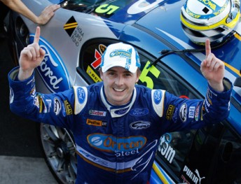 thumb Mark Winterbottom is starring on and off the track