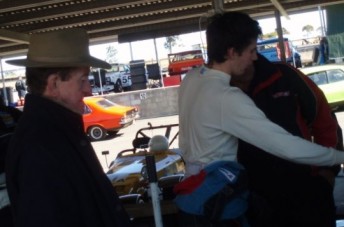 grice2 Two-time Bathurst winner Allan Grice with his son Ben