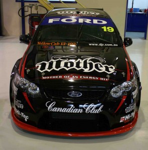 car The new livery on the #19 Webb Falcon