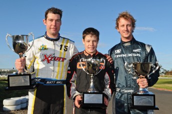 thumb The 2010 CIK Stars of Karting Series Champions (L-R) Matthew Wall, Pierce Lehane and Cian Fothergill. Pic: photowagon.com.au