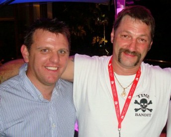 thumb Jason Bright with Captain Johnathan Hillstrand from the 'Time Bandit'