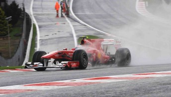 thumb Fernando Alonso fought through the spray to be the fastest at Spa