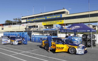 thumb The only V8 action at Barbagallo Raceway in 2010 was corporate ride days
