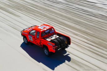 thumb Craig Lowndes on his way to victory in Esperance