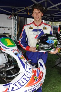 kart Sera at the announcement of his new personal sponsorship deal with Monster Energy Drinks
