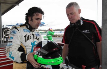 thumb Dario Franchitti and Adrian Burgess