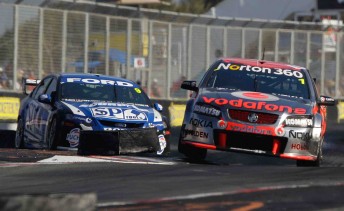 thumb Jamie Whincup leads Shane van Gisbergen at Surfers Paradise