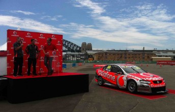 thumb The 2011 Team Vodafone Commodore at today's launch