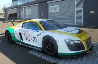 thum The Audi R8 that Lowndes will race alongside Warren Luff and Mark Eddy this weekend