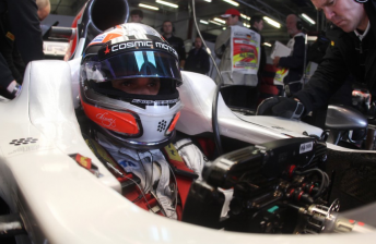 thumb Tonio Luizzi in his Hispania Formula One car