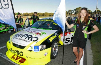 thumb La Taverna Piazza, on the bonnet on Ash Walsh's Falcon, will support the Fujitsu V8 team for the rest of the season