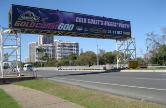 . Construction began this week on the Armor All Gold Coast 600 circuit