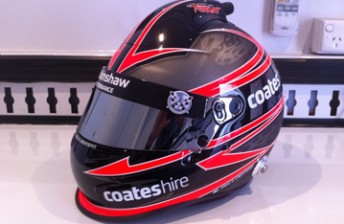 car Nick Percat will debut a special 'enduro-only' helmet design at Phillip Island this weekend