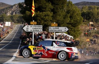 thumb Sebastien Loeb rounds a hairpin bend