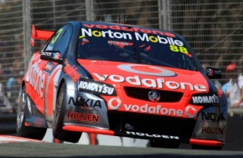 thumb Whincup in the TeamVodafone Commodore