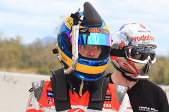 thumb Sebastien Bourdais at Queensland Raceway today