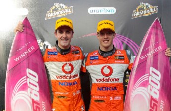 thumb Jamie Whincup and Sebastien Bourdais