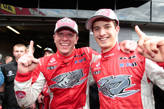 thumb Garth Tander and Nick Percat