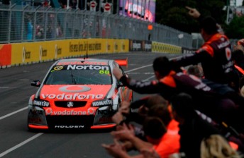 thumb Jamie Whincup secured his third championship with TeamVodafone last December