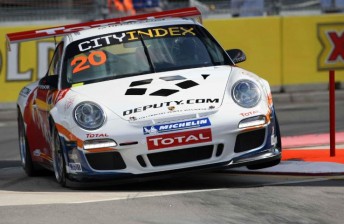 thumb Ben Barker won two races for Team BRM at the final round of the 2011 season in Sydney