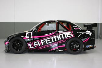 car The La Femme entry to be driven by Lauren Gray