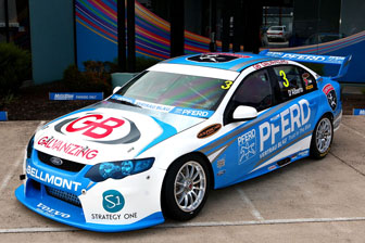 thumb Tony D'Alberto's #3 Pfred-backed Ford Falcon