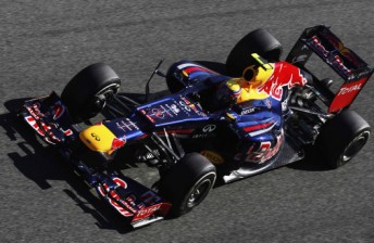 thumb Mark Webber was quickest of the 2012 spec F1 cars in day two testing