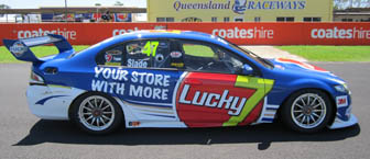 car A side look at the new Luck 7 Racing Falcon