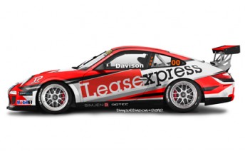 thumb An artists impression of James Davison's Carrera Cup car