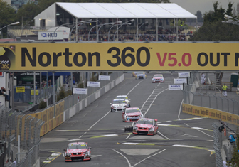 thumb The V8 Supercars at the Hamilton street track last year