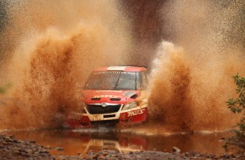 thumb Gill wins a wet and wild Rally New Caledonia as Atkinson extends his Championship lead