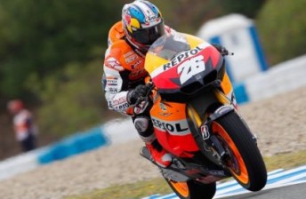 thumb Dani Pedrosa set the pace at Jerez