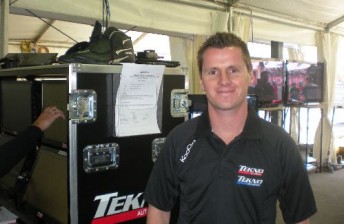 thumb Jonny Reid in the Tekno garage