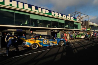 thumb Mark Winterbottom's Orrcon Steel FPR Falcon in Phillip Island's pit-lane