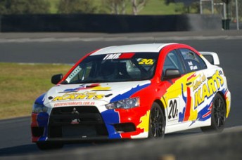 thumb Garry Holt and Gerard McLeod will drive the Lancer Evo X RS at Phillip Island this weekend