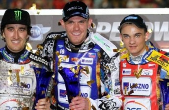thumb Chris Holder (left) closed in on the SGP Championship lead in a surprising Polish GP