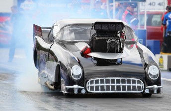 . Andrew Sutton's Doorslammer win was a huge upset (PIC: Dragphotos.com.au/Willowbank)