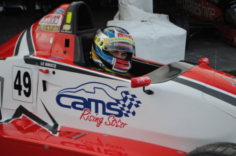 thumb Formula Ford title leader Jack Le Brocq