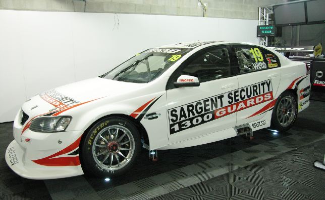 thumb Jonathon Webb's newly stickered Holden
