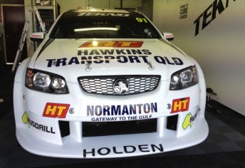 91 The #91 Hawkins Transport Queensland Holden