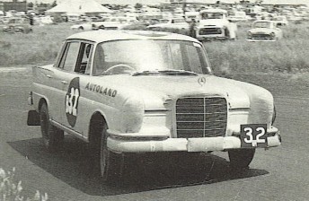 thumb Bob Jane and Harry Firth took a 220SE to victory in the 1961 Armstrong 500