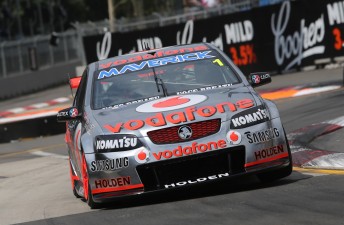 thumb 2012 V8 Supercars champion Jamie Whincup at the Sydney circuit today