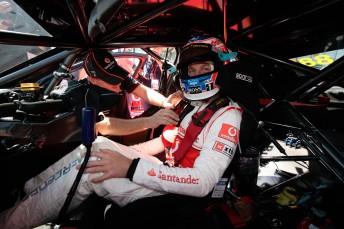 thumb Jenson Button inside Triple Eight's Commodore at Albert Park in 2010