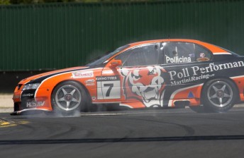 thum Pollicina ended his season with a spin at Turn 1 on the final lap. He rejoined without losing a place to take third.