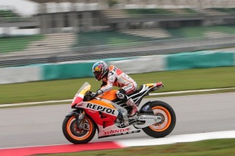 Dani Pedrosa has Honda out front at the Sepang test