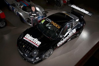 Tony Walls with his new Carrera Cup Porsche
