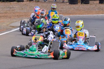 David Sera leading the way in the Leopard Light final (Pic: AF Images/Budd)