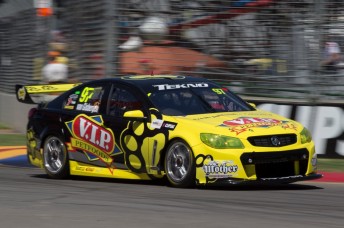 Shane van Gisbergen heads through the Senna Chicane